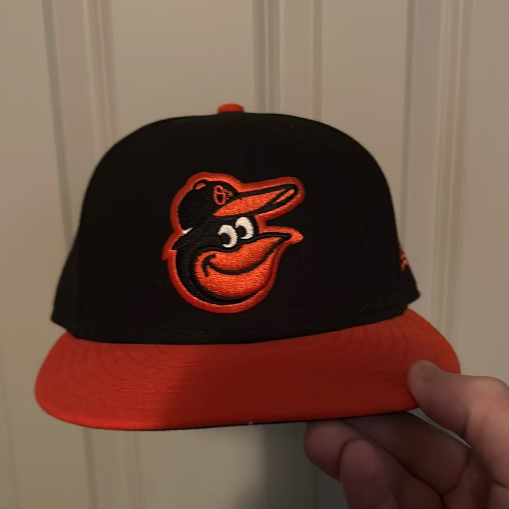 Baltimore Orioles Road 59/50 New Era Hat Size 7 1/2